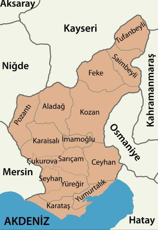 Ceyhan nerede? Ceyhan ilçesinin nüfusu, yüzölçümü ne kadar? Ceyhan ilçesi hangi ile bağlı? Ceyhan nerede? Ceyhan ilçesinin nüfusu, yüzölçümü ne kadar? Ceyhan ilçesi hangi ile bağlı?