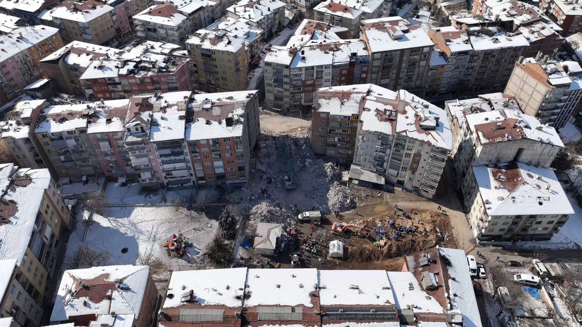 Çinli Sivil Kurtarma Ekibi Malatya'da Enkazlar Arasında Hayatta Kalanları Arıyor