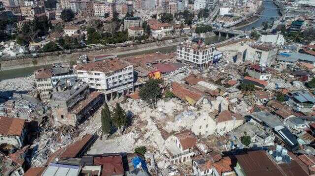 Bakan Soylu'nun 'Her iki konuttan biri yıkıldı' dediği Antakya'daki son durum havadan görüntülendi