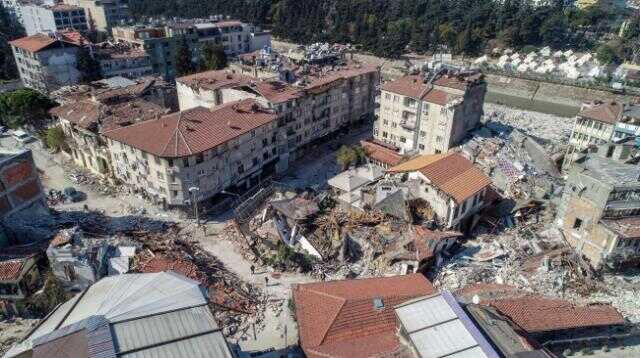 Bakan Soylu'nun 'Her iki konuttan biri yıkıldı' dediği Antakya'daki son durum havadan görüntülendi