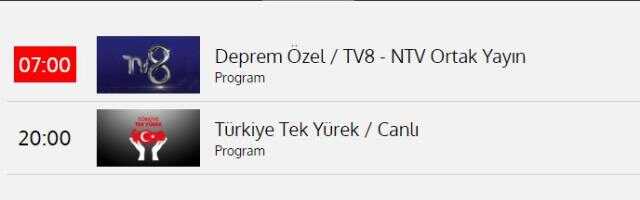 TV8 yayınları ne zaman normale dönecek? TV8 yayın akışı ne zaman eski haline dönüyor? TV8'de deprem haberleri ne zaman bitecek? TV8 yayınları ne zaman normale dönecek? TV8 yayın akışı ne zaman eski haline dönüyor? TV8'de deprem haberleri ne zaman bitecek?
