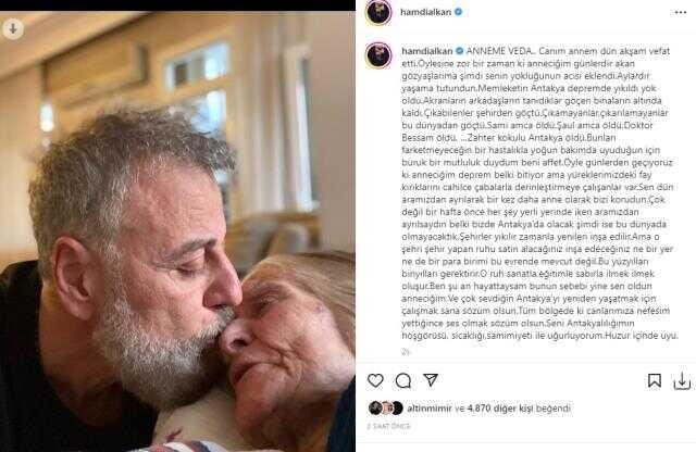 Hamdi Alkan'ın annesi hayatını kaybetti Hamdi Alkan'ın annesi hayatını kaybetti