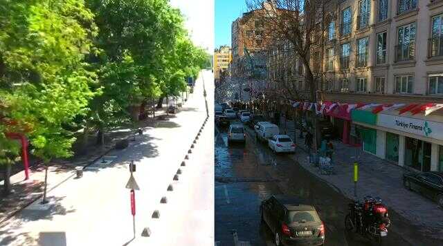 Kahramanmaraş'ın deprem öncesi ve sonrası görüntüleri yıkımın boyutunu gözler önüne serdi