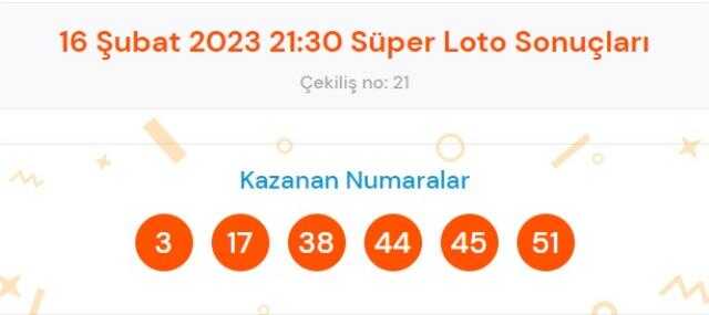 Süper Loto sonuçları açıklandı! 16 Şubat Süper Loto kazanan numaralar neler? Süper Loto sonuçlarına ne zaman, nereden bakılır?