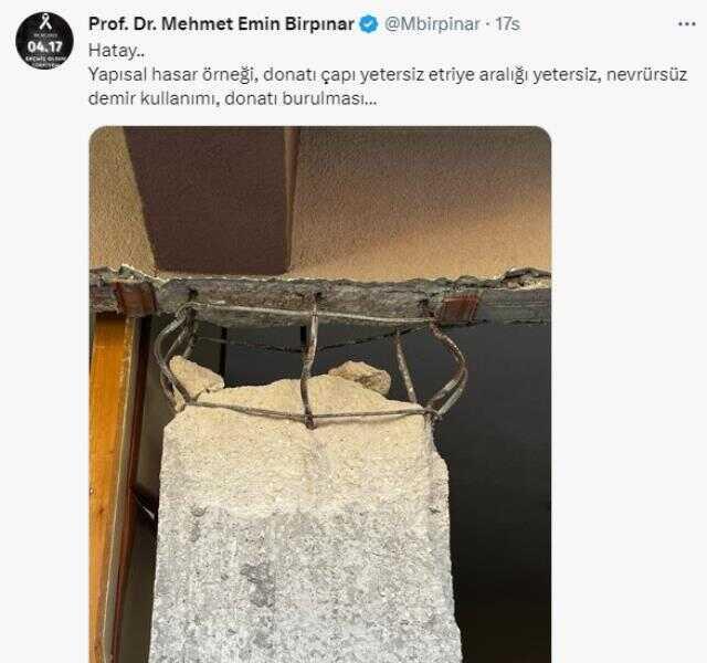 Bakan Yardımcısı Birpınar tek tek paylaştı! Depremin vurduğu Hatay'da felaket göz göre göre gelmiş Bakan Yardımcısı Birpınar tek tek paylaştı! Depremin vurduğu Hatay'da felaket göz göre göre gelmiş