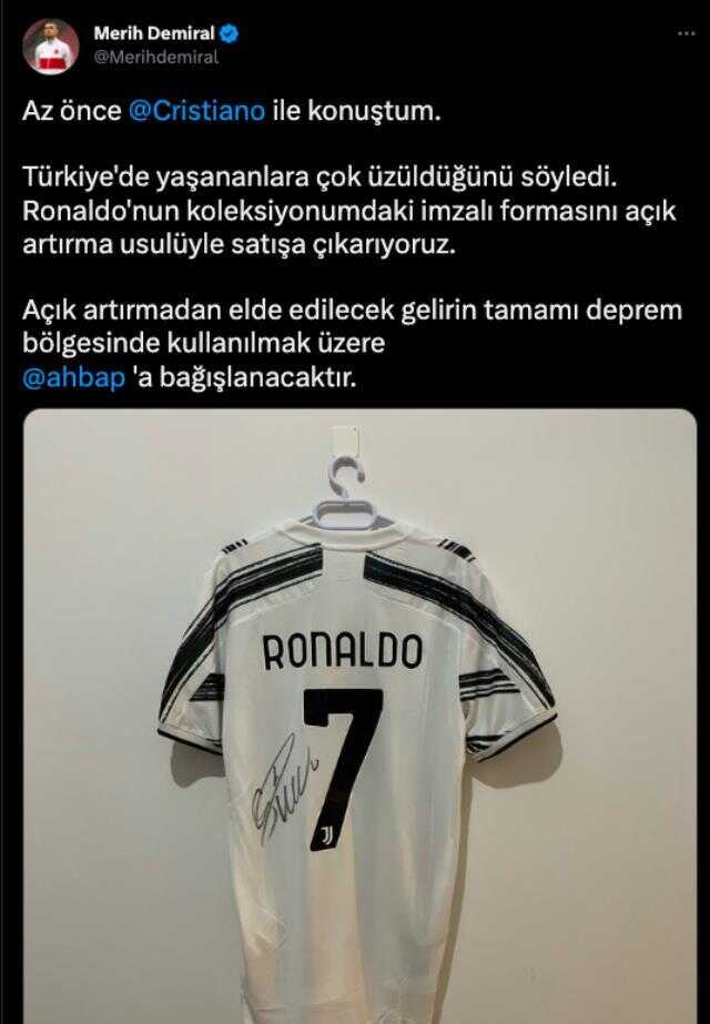 Cristiano Ronaldo bağış yaptı mı? Cristiano Ronaldo depremzedeler için bağış yaptı mı, yapmadı mı?