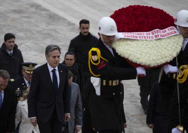 ABD Dışişleri Bakanı Antony Blinken, Anıtkabir'i ziyaret etti