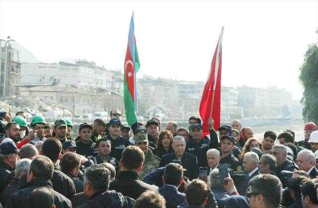 Cumhurbaşkanı Erdoğan ve MHP lideri Bahçeli deprem bölgesinde