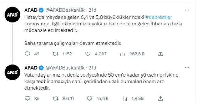 Hatay ve Mersin'de tsunami olur mu? Denizde tsunami olur mu? Tsunami bekleniyor mu?