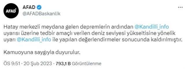 Son Dakika: Hatay'daki depremler sonrası AFAD'dan kritik uyarı: Sahil şeridinden uzak duralım