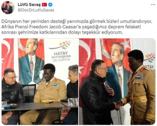 Lütfü Savaş'ı fena trollediler! 'Afrika kralı' diye paylaştığı kişi bakın kim çıktı