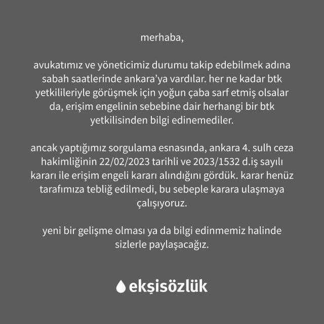 Ekşi Sözlük'e neden girilmiyor? Ekşi Sözlük neden açılmıyor, engellendi mi, neden erişim engeli aldı?
