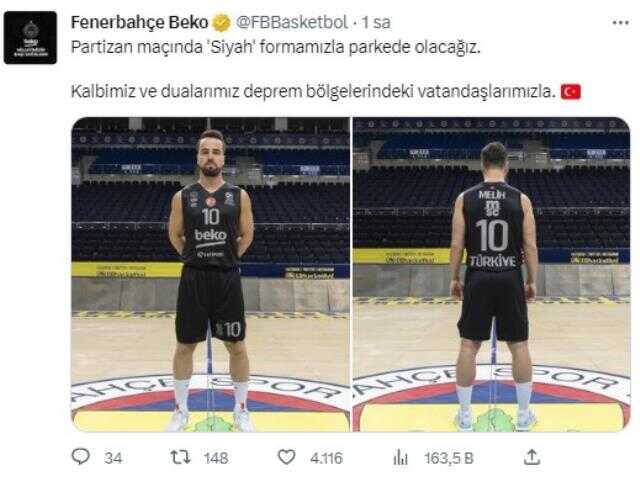 Fenerbahçe'den anlamlı hareket! Avrupa maçına siyah formayla çıkacaklar