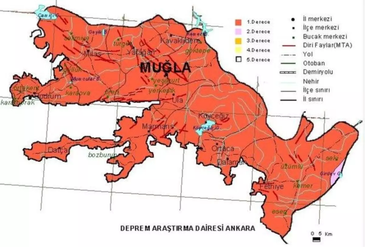 Muğla deprem bölgesi mi? Muğla'da deprem oluyor mu? Ege fayı Muğla'dan geçiyor mu?