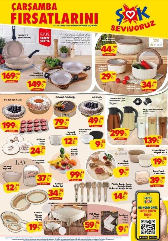 20 - 24 Şubat ŞOK indirimli ürünler kataloğu! ŞOK Aktüel ürünler nelerdir? Bugün, bu hafta ŞOK'da neler var?