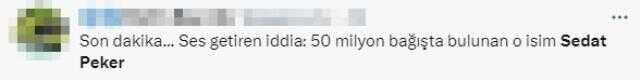 'Bir Kira Bir Yuva' kampanyasına bağlanan şahsın sözleri dikkat çekti! Bağış yapan kişi Sedat Peker mi?