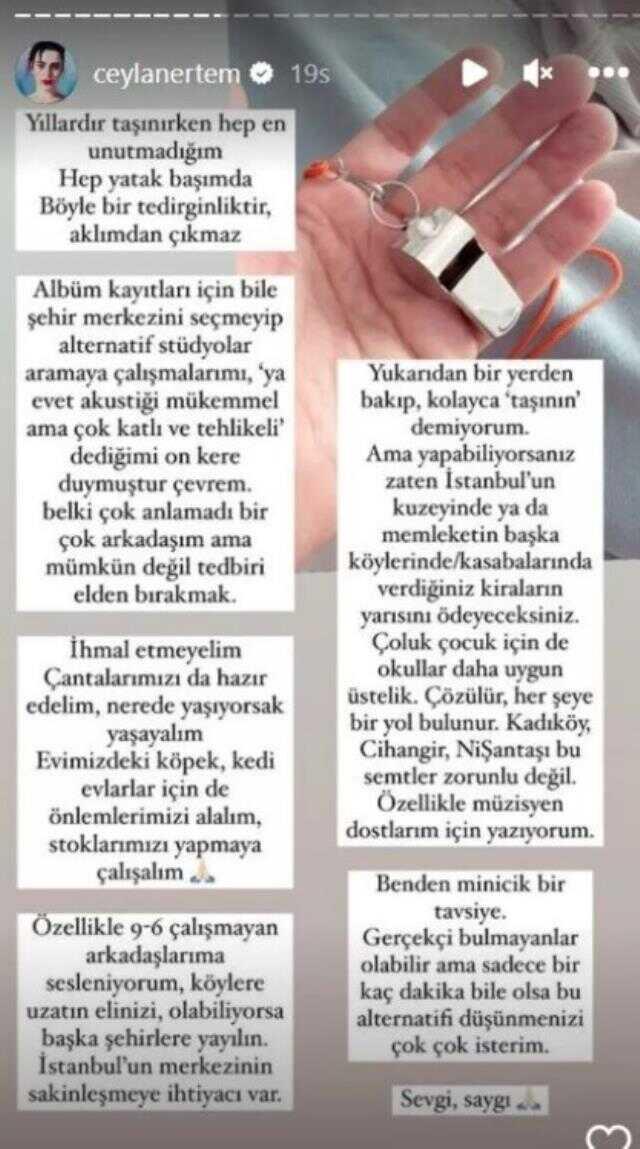 Deprem korkusundan dolayı köyde yaşayan Ceylan Ertem: Köylere uzatın elinizi Deprem korkusundan dolayı köyde yaşayan Ceylan Ertem: Köylere uzatın elinizi