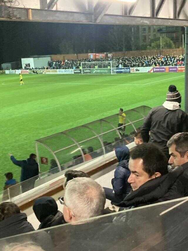 Acun Ilıcalı, satın almak istediği yeni takımın maçında görüntülendi