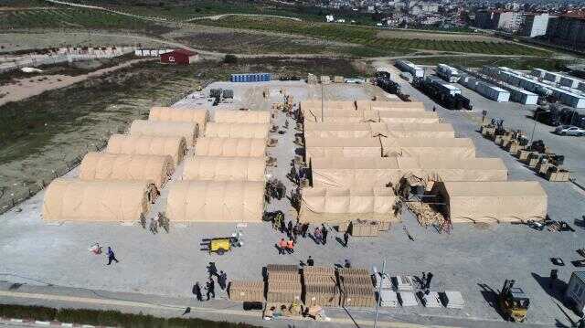 ABD ASKERLERİ, HATAY'A SAHRA HASTANESİ KURUYOR