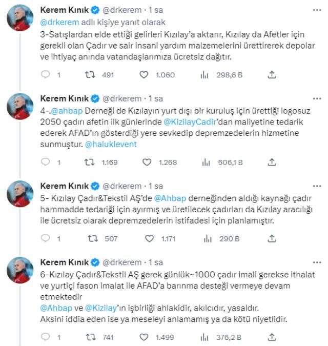 Kızılay, Ahbap'a çadır mı sattı? Ses getiren iddiaya Haluk Levent ve Kızılay cephesinden art arda yanıtlar
