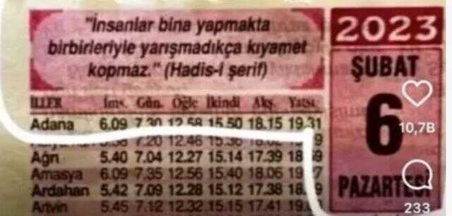28 Şubat takvim yaprağı olayı nedir? 28 Şubat 2023 Takvim yaprağında ne yazıyor, hangi ayet yazıyor?