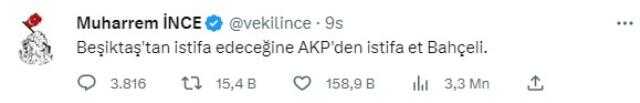Siyasilerden, Bahçeli'nin Beşiktaş üyeliğinden istifa etmesine tepki! Her biri MHP liderini kızdıracak