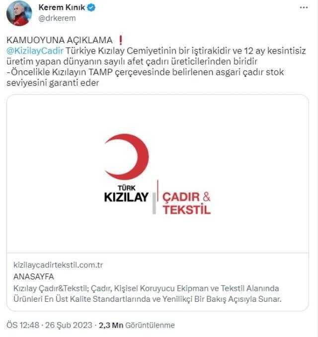 Yeşim Salkım'dan Kızılay'dan çadır alan Haluk Levent'e tepki: İnsanlardan aldığı parayı Kızılay'a aktardı