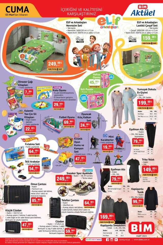 Bim aktüel ürünler kataloğu! Bim'de hangi ürünler var? 3 Mart Cuma Bugün Bim'e hangi aktüel ürünler gelecek?