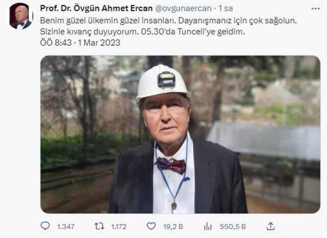 Yaptığı paylaşım nedeniyle gözaltına alınıp serbest bırakılan Prof. Dr. Övgün Ahmet Ercan'dan ilk açıklama Yaptığı paylaşım nedeniyle gözaltına alınıp serbest bırakılan Prof. Dr. Övgün Ahmet Ercan'dan ilk açıklama
