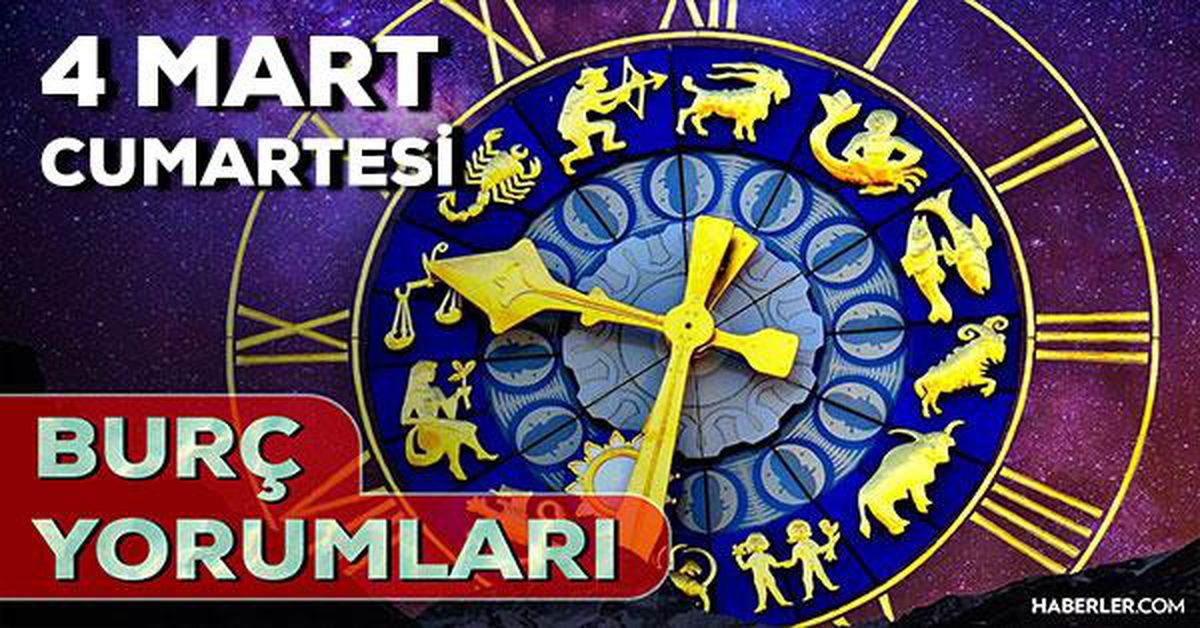 4 Mart 2023 Burç Yorumları: 4 Mart günlük burç yorumları! Yarın burçları neler bekliyor?