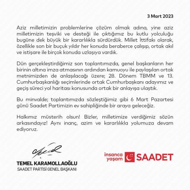 Akşener'in restini nasıl karşıladılar? Masadaki diğer partiler liderlerden peş peşe açıklamalar