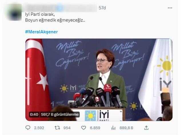 Akşener'in 'Ya tarih yazacağız, ya tarih olacağız' sözleri sosyal medyayı ikiye böldü