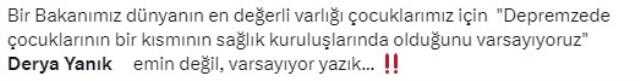 'Kayıp çocukların hastanelerde olduğunu varsayıyoruz' demişti! Tepki çeken sözleri Bakan Yanık'a canlı yayında soruldu 'Kayıp çocukların hastanelerde olduğunu varsayıyoruz' demişti! Tepki çeken sözleri Bakan Yanık'a canlı yayında soruldu