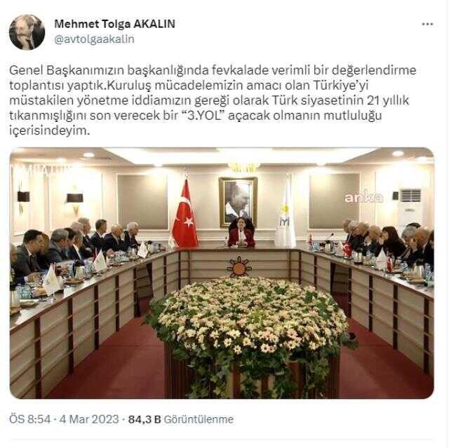 Akşener yeni bir ittifak mı kuracak? İYİ Parti'den 3. yol çıkışı Akşener yeni bir ittifak mı kuracak? İYİ Parti'den 3. yol çıkışı