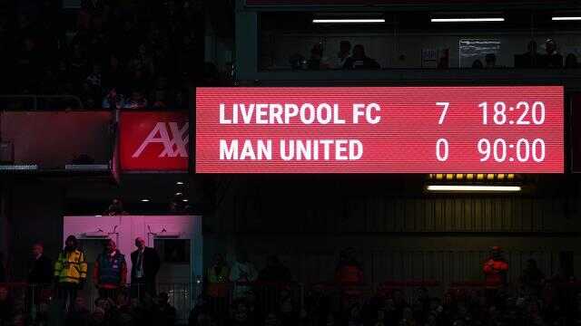 Bu skor gerçek olamaz! Liverpool, Manchester United'ı rezil etti