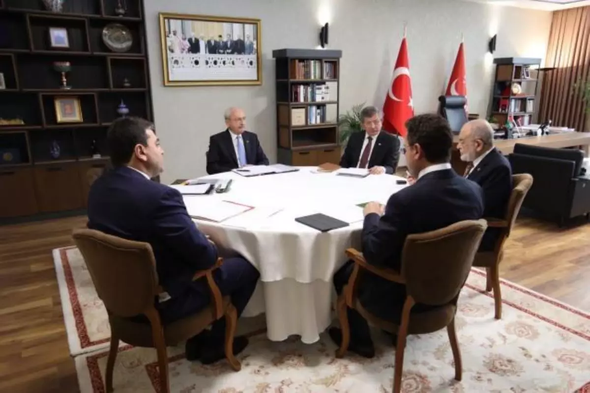 Altılı masa adayı ne zaman açıklanacak? 6'lı masa adayı açıklandı mı, saat kaçta açıklanacak?