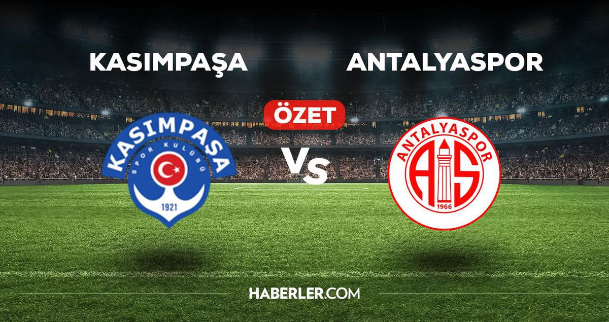 Kasımpaşa Antalyaspor maç özeti! (VİDEO) Kasımpaşa Antalyaspor maçı özeti izle! Kasımpaşa Antalyaspor maçı kaç kaç bitti?