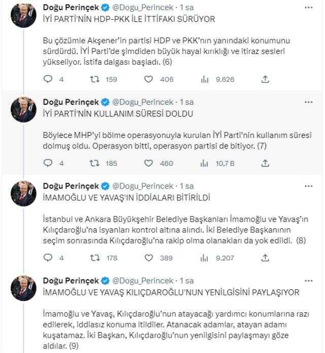 Perinçek'ten Akşener'in 6'lı Masa'ya geri dönmesine bomba yorum: İYİ Parti açıkta kaldı