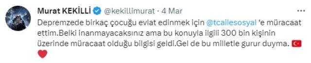 Şarkıcı Murat Kekilli, koruyucu aile olmak için başvuru yaptı