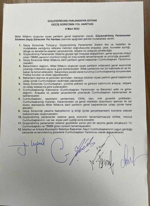 Aylardır konuşulan iddia kesinleşti! İşte mutabakat metninde en dikkat çeken madde
