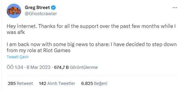 League of Legends MMO projesinin lideri Riot Games'ten ayrıldı League of Legends MMO projesinin lideri Riot Games'ten ayrıldı