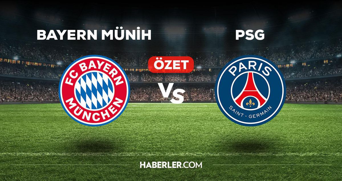 Bayern Münih PSG maç özeti! (VİDEO) Bayern Münih PSG maçı özeti izle! Bayern Münih PSG maçı kaç kaç bitti?