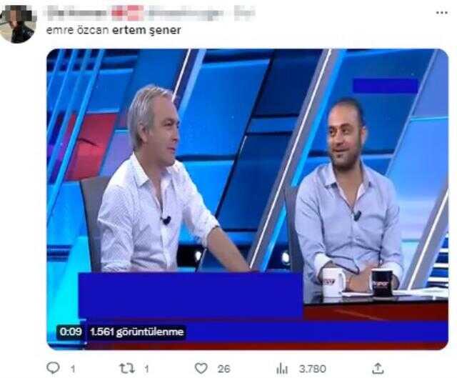 Ertem Şener'in maçta yaptığı benzetme izleyenleri çıldırttı! Sosyal medya karıştı