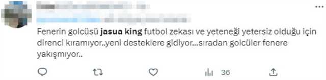 Sosyal medyada linç yedi! Kaçırdığı pozisyonlarla taraftarı çıldırtan King'e tepkiler çığ gibi