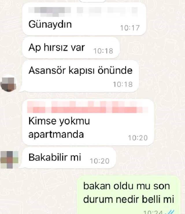 Antalya'da apartmana giren hırsıza, 'WhatsApp' grubu sayesinde suçüstü!