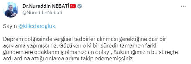 Bakan Nebati'den Kılıçdaroğlu'na: İyi bir danışman bulmanızı tavsiye ederim Bakan Nebati'den Kılıçdaroğlu'na: İyi bir danışman bulmanızı tavsiye ederim