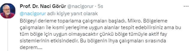 Naci Görür, deprem bölgesinde yapılaşmaya karşı uyardı: Bölge aktif fay sistemlerinin etkisinde