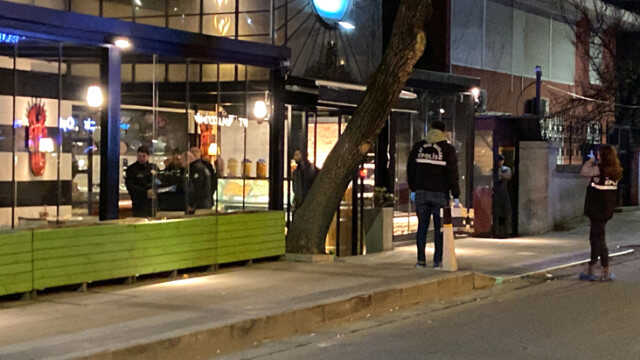 ETİLER'DE ÜNLÜ RESTORANDA SİLAHLI KAVGA: 1 YARALI