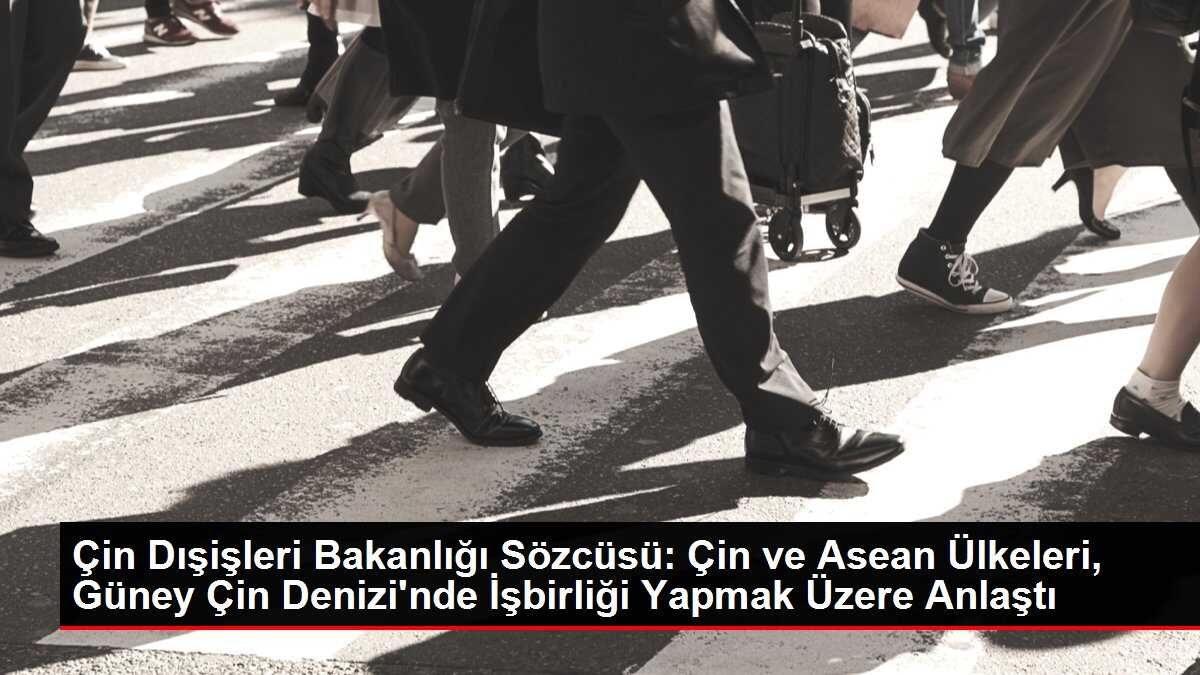 Çin Dışişleri Bakanlığı Sözcüsü: Çin ve Asean Ülkeleri, Güney Çin Denizi'nde İşbirliği Yapmak Üzere Anlaştı