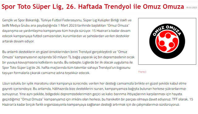 TFF'nin, maçlara Trendyol formasıyla çıkılacak açıklamasına tepkiler çığ gibi